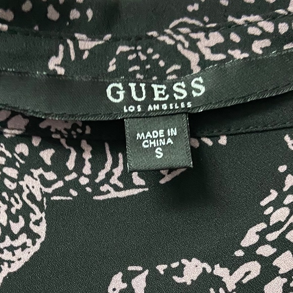 Guess Animal Print Blouse - Picture 4 of 4